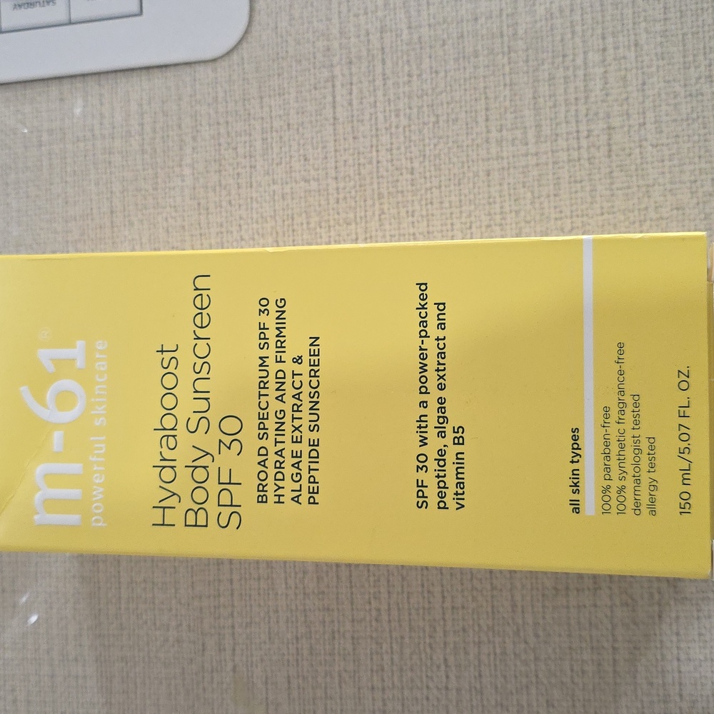 M61 Sunscreen expires 2027 spf 30